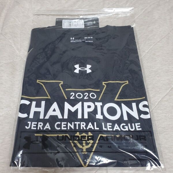 2020 JERAセ・リーグ優勝記念グッズ ジャイアンツ Tシャツ アンダーアーマー 黒 読売巨人軍