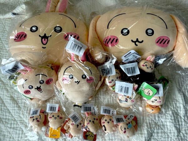 【新品未開封】うさぎだらけくじ 14種類セミコンプリート ちいかわ ちいかわくじ ぬいぐるみ クッション マスコット
