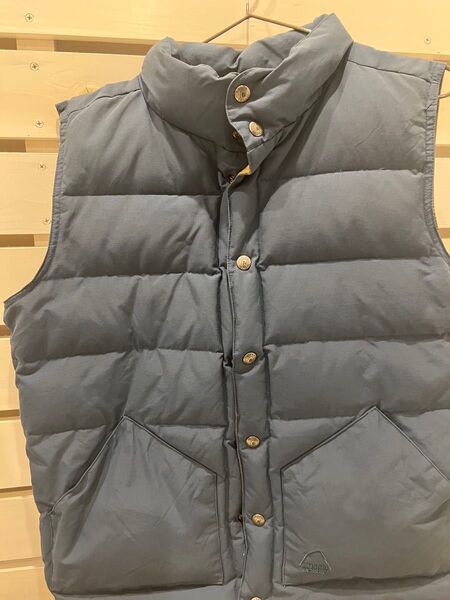 SIERRA DESIGNS ダウンベスト メンズ M ブルー