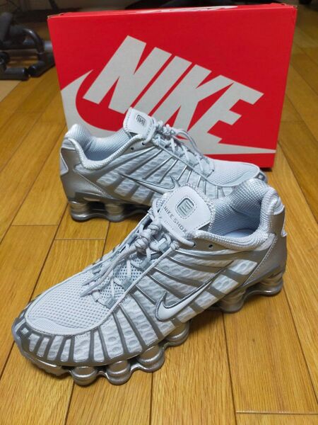 【極美品試し履き1回】Nike Shox TL "Pure Platinum and Metallic Silver" M28.0