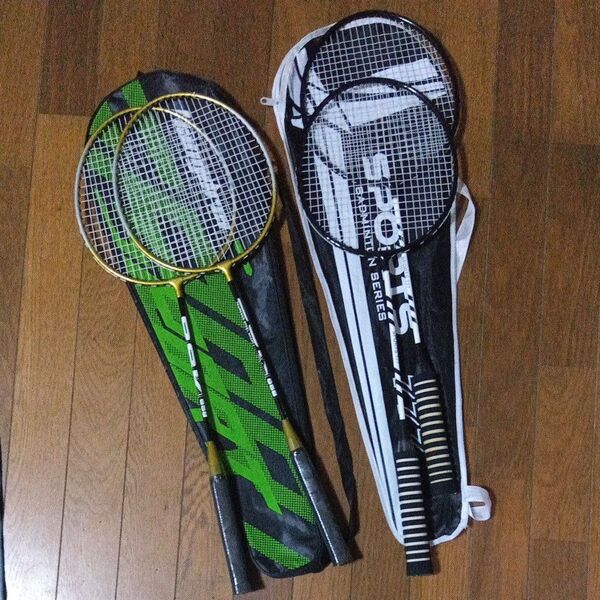 バドミントンラケット 2セット SPORTS