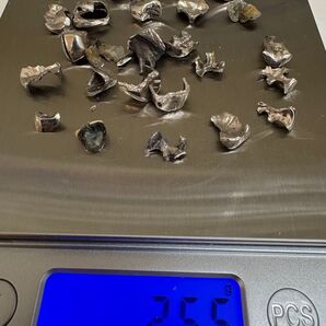金パラ 撤去冠 銀歯 歯科金属スクラップ25.5g まとめ売り
