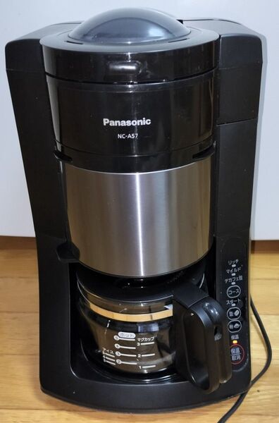 【美品】Panasonic コーヒーメーカーNC-A57 2020年製