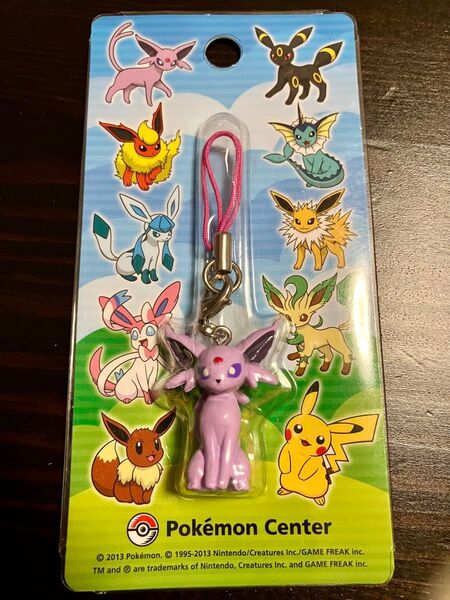 【2013年製】ポケモンセンター限定 エーフィ フィギュアストラップ【同梱可】