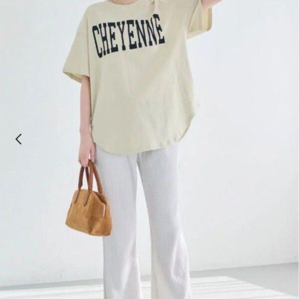 coca ジョーゼットリブパンツ ライトグレー L 新品