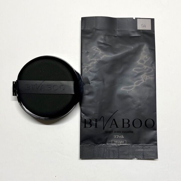 【美品】BIVABOO ビバブー ベルベットジュエル クッションファンデ 10 ライト リフィル