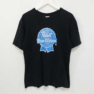 即決 M 00s パブスト PABST BLUE RIBBON Tシャツ BEER anvil