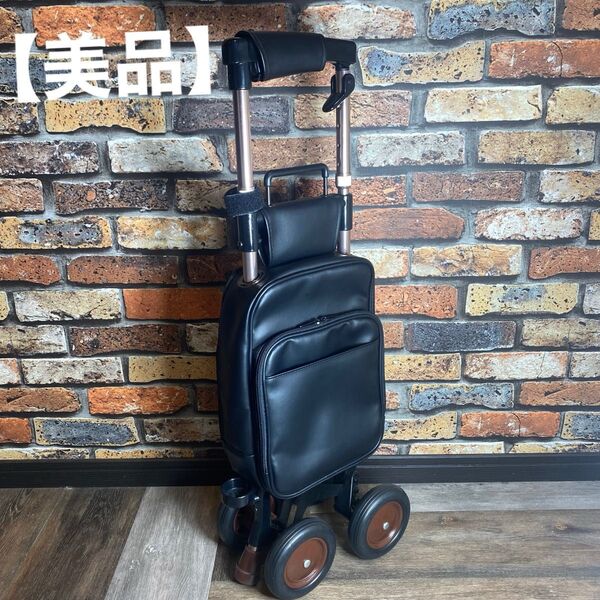 【美品】キャリーステッキ・ライト168 象印 歩行補助具