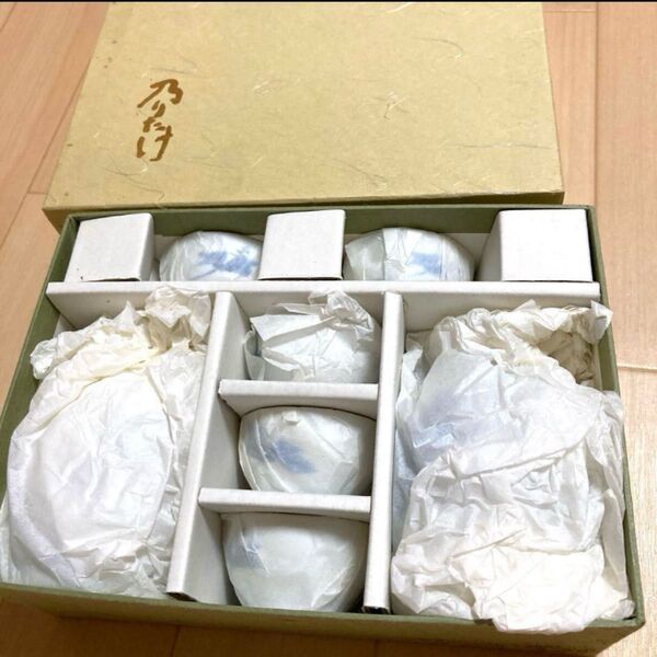 未使用品 ノリタケ 乃りたけ 酒器揃 徳利 お猪口 5客セット ぐい呑み 陶器
