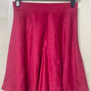 【To b. by agns b.】キュロットスカート(ベロア生地)