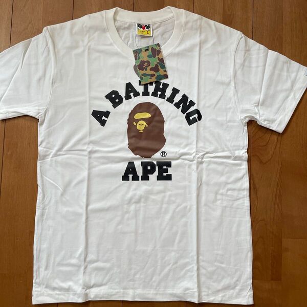 APE 半袖 Tシャツ L 男女兼用 早い者勝ち ホワイト