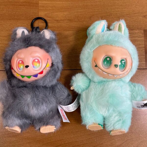 ラブブ LABUBU3 ぬいぐるみ キーホルダー 2点セット