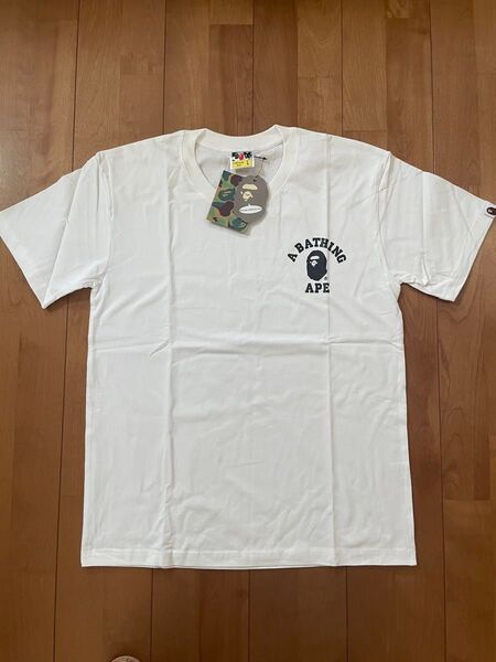 APE 半袖 Tシャツ ホワイト L 男女兼用 早い者勝ち
