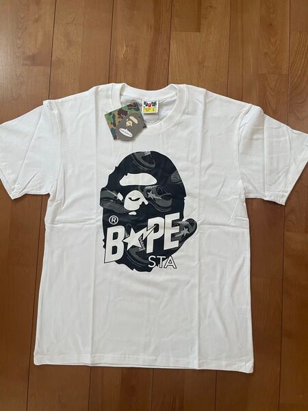 APE 半袖 Tシャツ 白 L 男女兼用 早い者勝ち