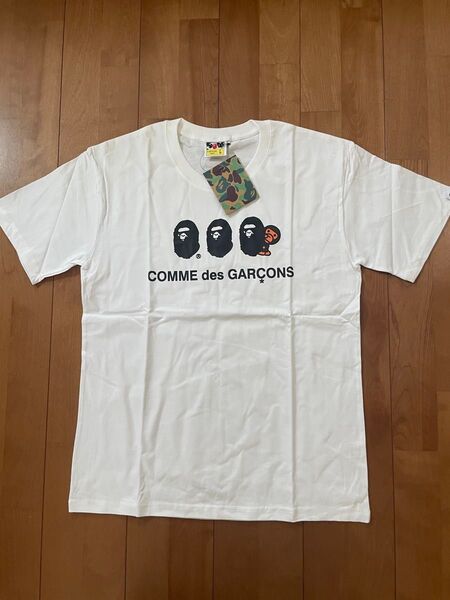 APE 半袖 Tシャツ ホワイト L 男女兼用 早い者勝ち