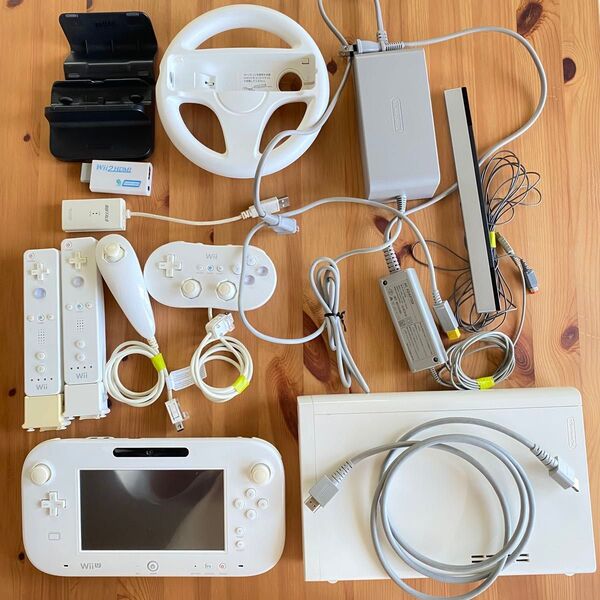 Wii U 本体 セット モーションプラス2個 有線LANアダプタ付き 任天堂 ニンテンドー Nintendo