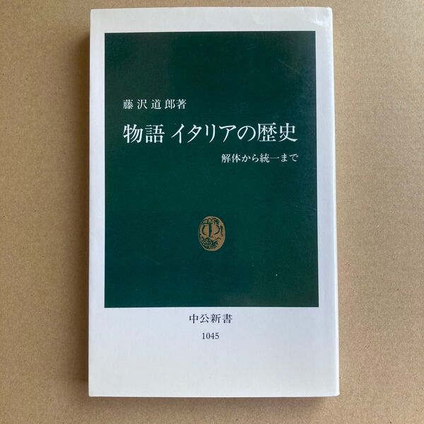 物語イタリアの歴史 解体から統一まで (中公新書 1045) 藤沢道郎/著