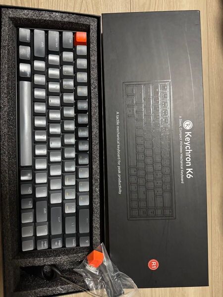 Keychron K6 ワイヤレス メカニカル キーボード 赤軸 US配列