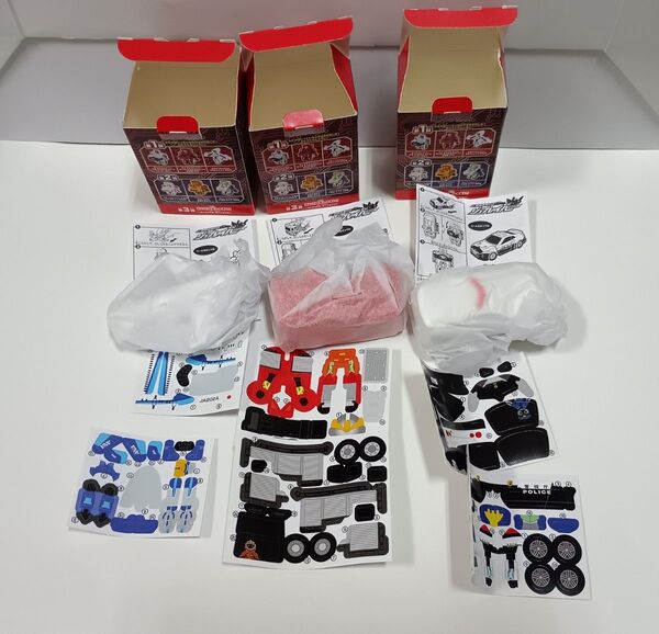 マクドナルド ハッピーセット 特装合体ロボジョブレイバー 1弾 コンプリート ※箱は畳んで同封します マック 未使用