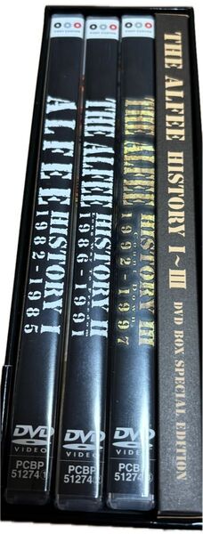 THE ALFEE HISTORY1〜3 DVD BOX