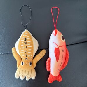 魚 フィッシュ 人形 鯛 アオリイカ