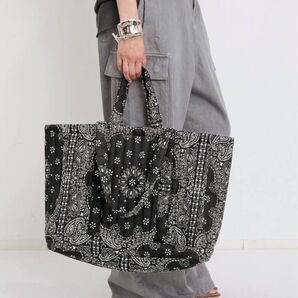 新品未使用【MALUS/マリュス】 Bandana quilting big tote