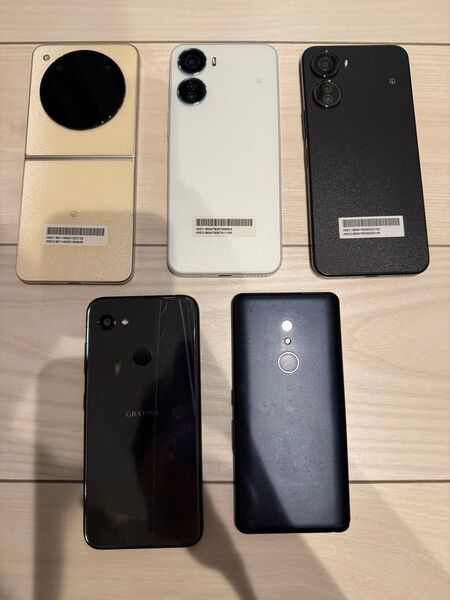 スマホ5台 まとめ売り Libero スマートフォン 5g flip arrows