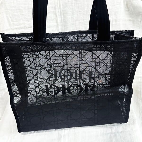 Christian Dior ディオール ノベルティ 2025 トートバッグ メッシュ オーガンジー 新品未使用♪