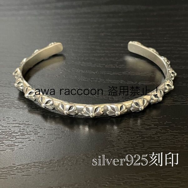 まとめ買い割引 バングル シルバー925刻印 メキシカンアクセ ビンテージクロス ヴィンテージ