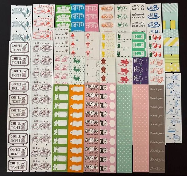 ラベラーシール 34種 切り売り おすそ分け
