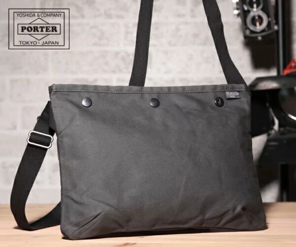 PORTER ポーター コッピ サコッシュ ショルダーバッグ グレー