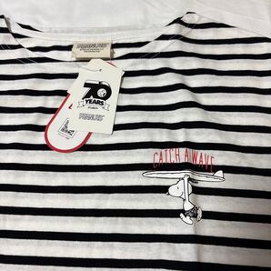 新品タグ付き*半袖Tシャツ*ボーダー スヌーピー しまむら