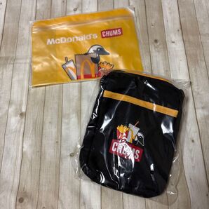 マクドナルド×CHUMS ショルダーバッグ&ジッパーポーチ 2個セット