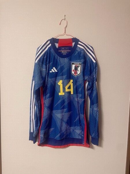 adidas サッカーユニフォーム 伊東純也 14 S 日本代表