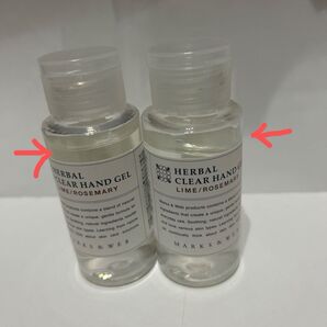 MARKS&WEB ハーバルクリアハンドジェル ライム/ローズマリー 2個セット