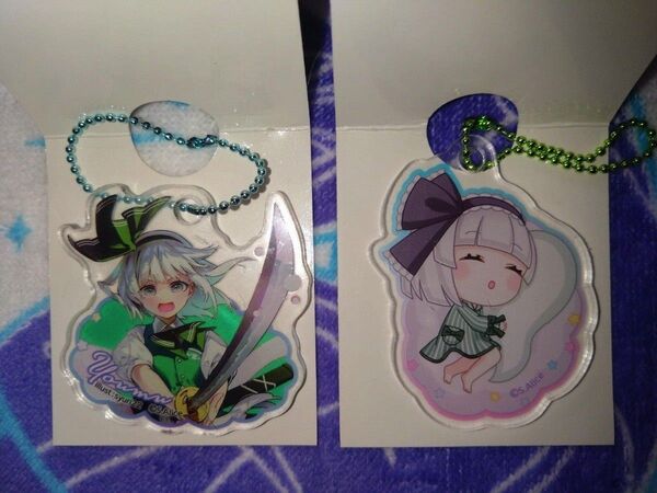 魂魄妖夢 東方プロジェクト 東方Project アクリルキーホルダー ダイソー ミニ アクリルスタンド