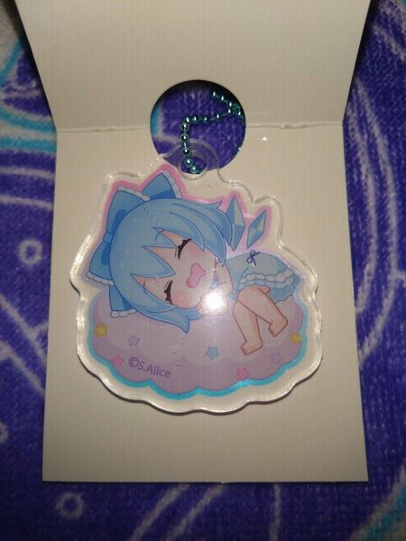 東方プロジェクト 東方Project アクリルキーホルダー チルノ ミニ ダイソー アクリルスタンド