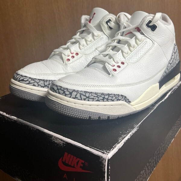 NIKE Air Jordan 3 Retro White Cement Reimagined ナイキ エアジョーダン 26.5