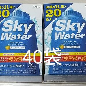 SkyWater スポーツドリンクパウダー グレープフルーツ味 40袋