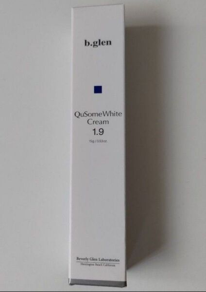 新品未開封 b-glen Qusome White Cream 1.9 15g ホワイトクリーム1.9 ビーグレン 訳あり