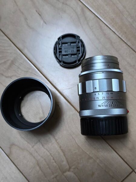 極希少品 TELE ELMARIT テレ エルマリート 90mm F2.8 FAT 最初期 シルバー 1964年製 フード付き
