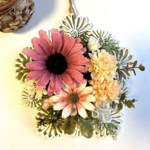 フラワーウォールデコレーションナチュラルアレンジ お花畑 壁掛け