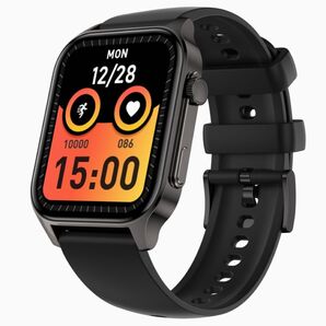 スマートウォッチ 通話機能 iPhone Android 大画面 Bluetooth5.4 防水 スポーツ 睡眠管理 ブラック 黒