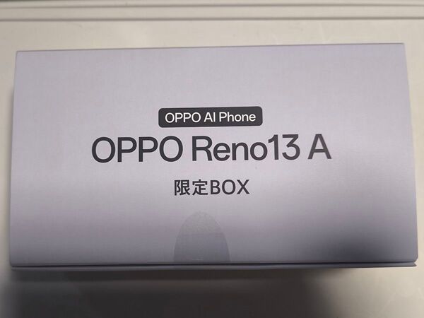 OPPO Reno13 A限定BOX SIMフリースマートフォン アイスブルー 新品未使用