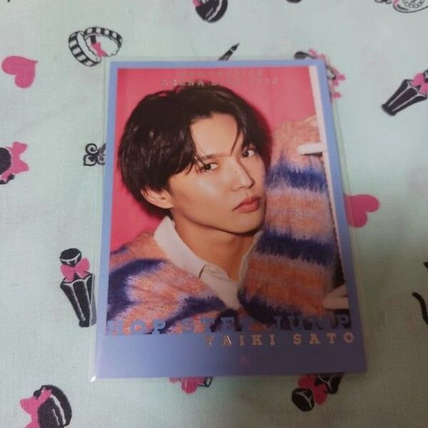 佐藤大樹 フォトカード レア シークレット HSJ FANTASTICS