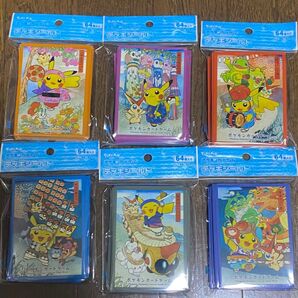 ポケモンセンタートウホクR お祭りごっこ ポケカ スリーブ デッキシールド 6種