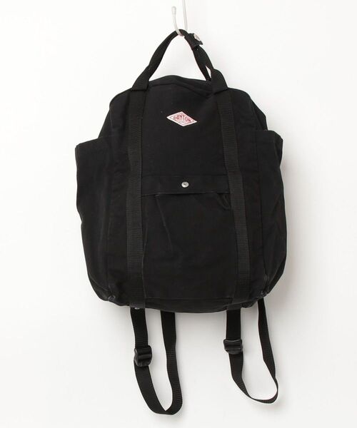 美品 ダントン リュックサック ブラックコットン バックパック 2way