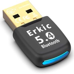 ERKIC【2025 Bluetooth 5.4 usb &ドライバー不要】Bluetoothアダプタ 5.4レシーバー ドングル