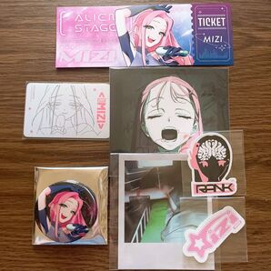 エイステ ミジ イラストカード ステッカー 缶バッジ