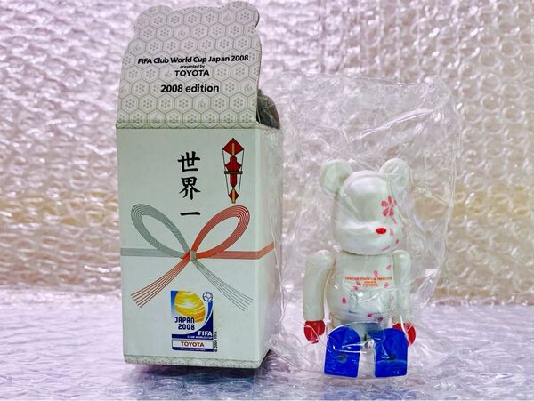 BE@RBRICK ベアブリック 世界一 FIFA Club World Cup Japan 2008 TOYOTA 100%